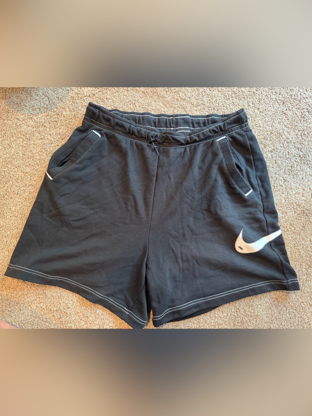 Nike men’s large active lounge shorts black